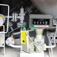 Каждый газовоз компании 'Газовый трест' оборудован современным, высокоточным счётчиком-расходомером, позволяющим максимально точно заправлять требуемый объём сжиженного газа
